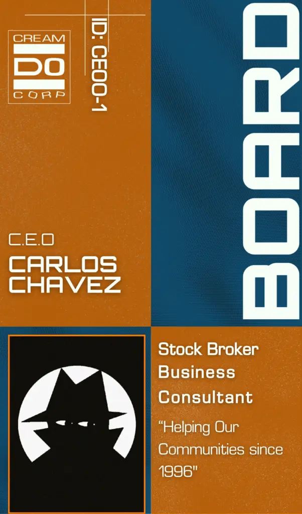 creamdo corp id badge, ceo batch carlos chavez